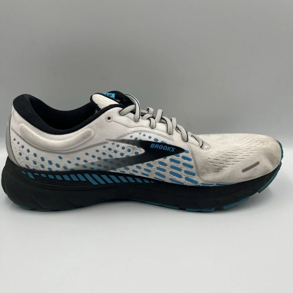 Brooks Adrenaline 21 Men's Size 10 D (Medium) Running Shoes Gray Gym *READ*